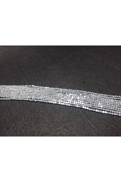Yüksel Boncuk 3 mm Shaved Silver Hematite Cube - Natural Stone Array