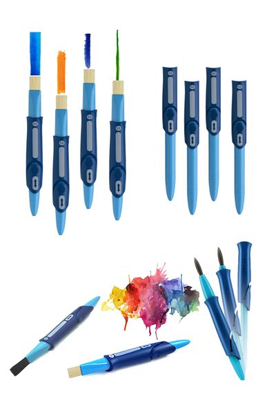 GLANCE Faber No:10 Click&go - Πινέλο ακουαρέλας 4 τεμαχίων
