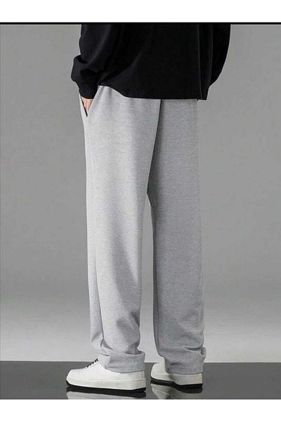 yg ydn giyim ComfortablE Cut Gray Baggy SwEatpants