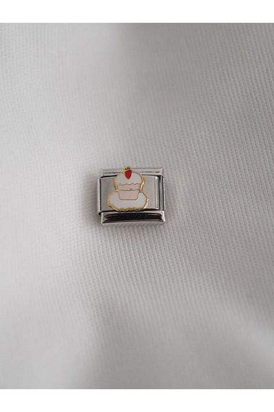 Planet Butik Italian Charm - Strawberry Cupcake