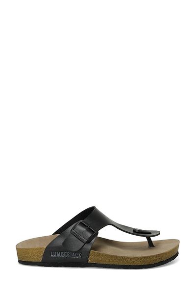lumberjack Papuci negri pentru bărbați - Design Flip Flops