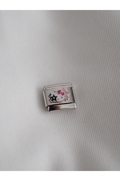 Planet Butik Star Kitty Italian Design Charm
