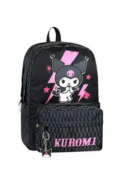 Bliss Kuromi Licensed - Primary School Orthopedic BaG, Multi-compartment and Waterproof