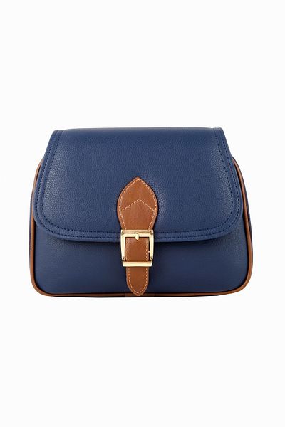 Lal Shoes & Bags Geantă de damă albastru bleumarin - cu husă și curea