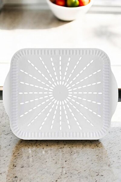 Moreva Tezgah Üstü Süzen Süzgeç  Lavabo İçi Tezgah Üstü Meyve Sebze Yıkama Ku...