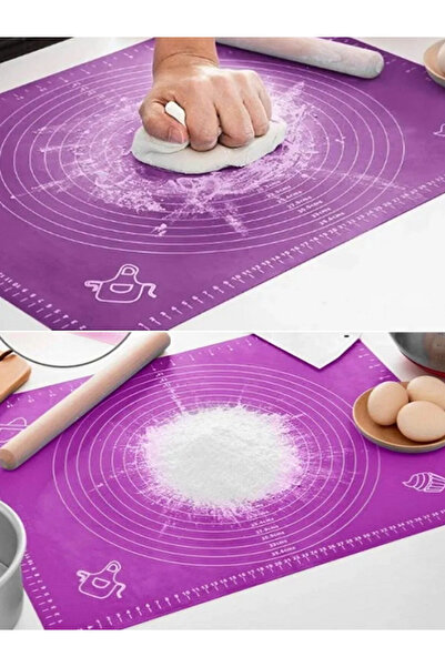 Blue Home Lıght Silikon Hamur Açma Matı,BPA FREE Ölçekli Hamur Açma Altlığı 5...