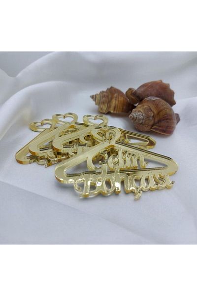 GÜVEN Laser Cut 5 PCS Bridal Package Sticker