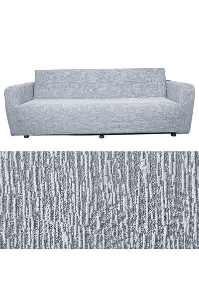bibaha 3 Seater Jacquard Flexible Stretch Sofa Cover - Plain Pattern, Elastic Sofa Sofa Bed Cover