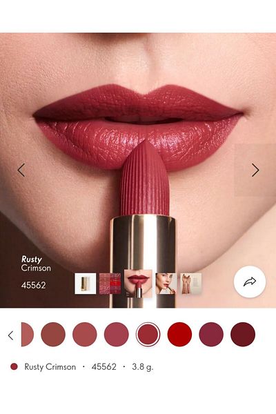 Oriflame Giordani Gold Eternal Glow - Lipstick Spf 25, Rusty Crimson