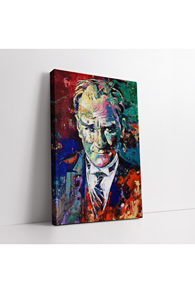 KOSS Dijital Pictură abstractă colorată pe pânză cu Gazili Mustafa Kemal Atatürk