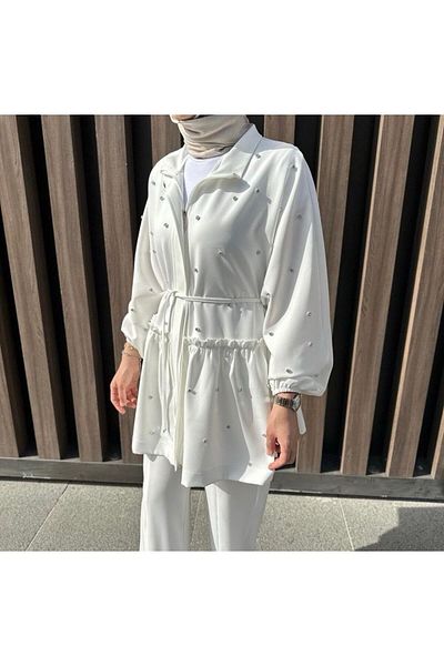 TRİQO Stone DeTailed Crepe Set