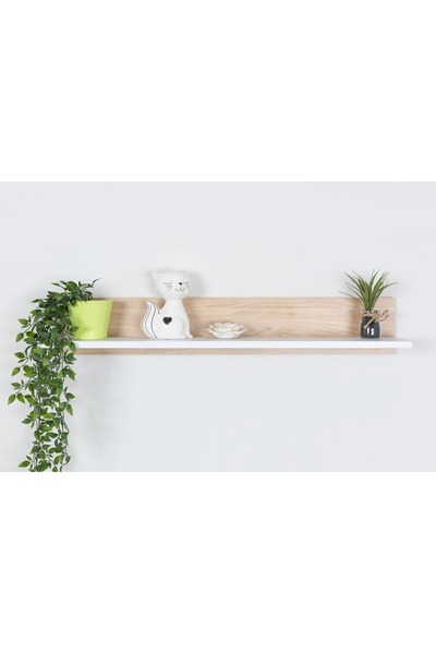 EGN WOODS 80*15*15*1 قطعة رف توابل مونتيسوري - رف غرفة الأطفال والحمام، إطار ورف حائط، سعر واحد