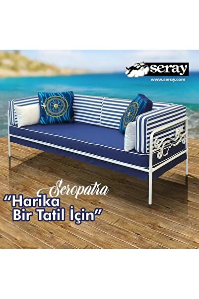 SERAY Seropatra 3'Lü Yerden Yüksek Yataklı Kanepe