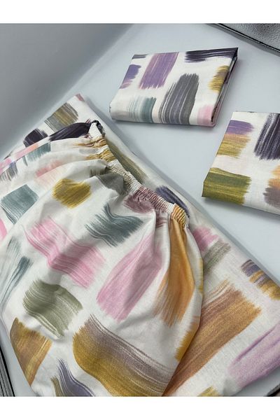 pınarhome collectıon Soft 100% Cotton - elastic Cardigan and Pillowcase, 28-30 cm, Corner Depth - New Season