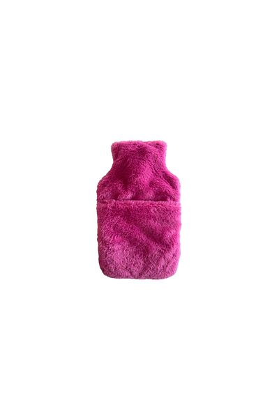 Sia Pink Plush Bag - Fresh Water Thermofor with Pocket 32,5x17,5cm 1500 ML