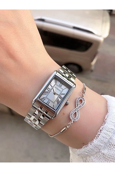 Homies Brand Steel Case - Women's Wristwatch and Gift Bracelet Set