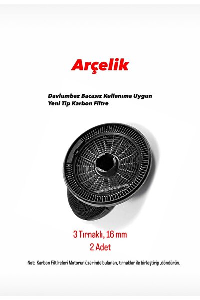 Arçelik Uyumlu 9197060046 Davlumbaz Aspiratör Karbon Filtresi