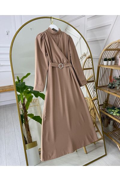 onix Larissa Dress - Biscuit Model