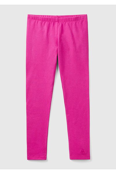 United Colors of Benetton Fuchsia Benetton Embroidered Girl's Tights