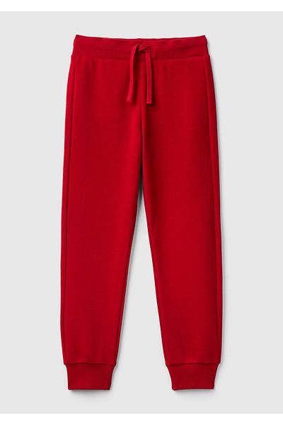 United Colors of Benetton Red Boy's Sweatpants - with Logo
