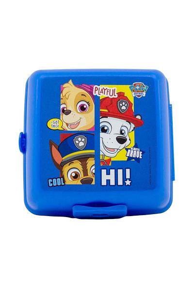 WİGGLE Wiggle Paw Patrol 4 Compartment Children's Lunch Box - Food Storage Container with Spoon and Fork