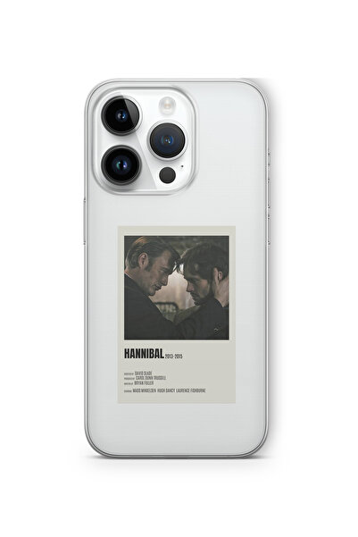 Space Star iPhone 14 Pro Max Uyumlu Hannibal Tasarım Baskılı Şeffaf Kılıf