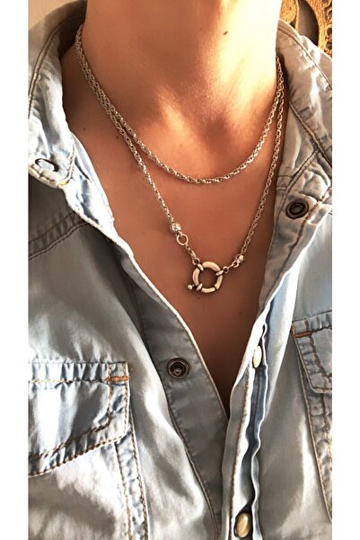 by özllem Dümen Objeli Uzun Zincir Kolye