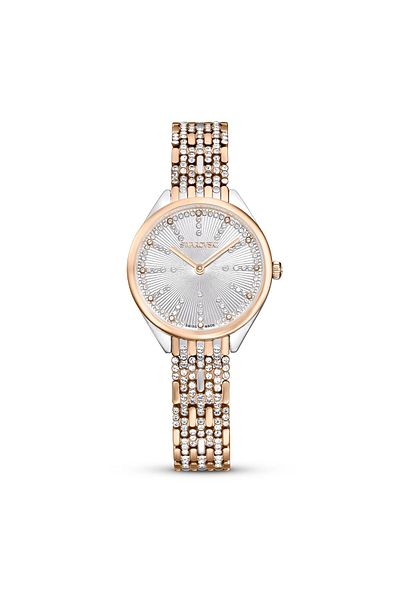 Swarovski 5649987 Wrist Watch Attract:pave Rog/white/sts