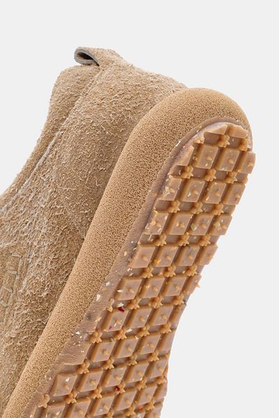 Bestyle Troy Women - Tenis cu bretele din piele de piele intoarsa bej