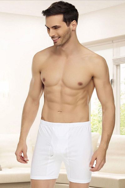 Tutku Elit Ανδρικό χτενισμένο βαμβακερό Argentina Long Boxer 1051 - 9 Τεμάχια