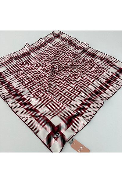 Levidor Κόκκινο Πέντε Ψηφιακό Πολυτελές Κασκόλ Twill - Fdj0213