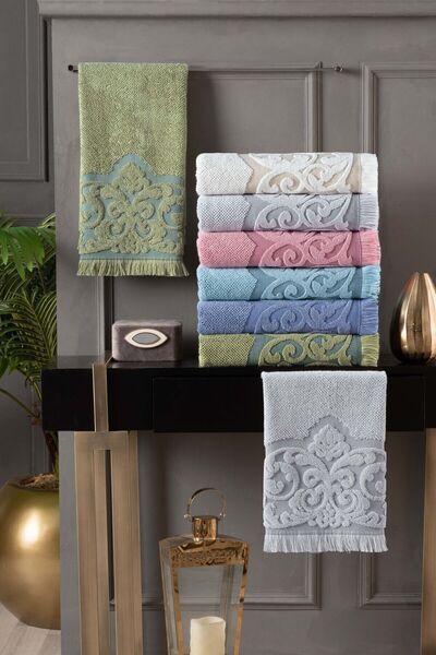 Sarev TOMRIS %100 PAMUK HAVLU ZEYTİN YEŞİL 90*150