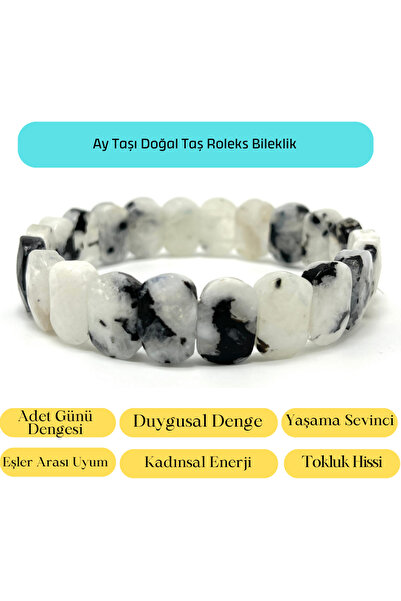 Certified Moonstone Natural Stone Rolex Bracelet