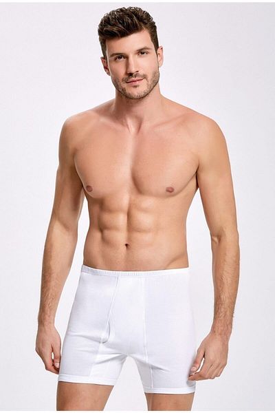 İLKE İÇ GİYİM Ανδρικά σλιπ Boxer İlke Cotton -117-6 Τεμάχια