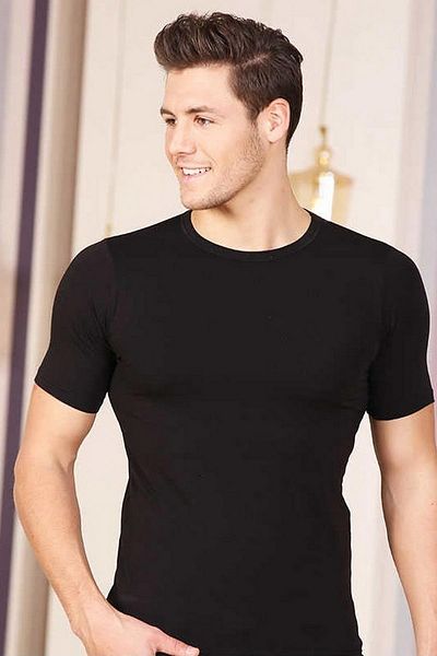 Berrak Men'S Single JerSey Lycra Short Sleeve Crew NecK - PacK of 3 -1024