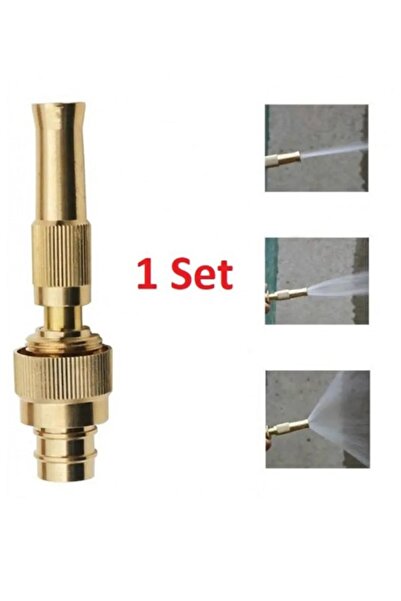 İLİVA Ayarlanabilir Basınçlı Hortum Ucu - Bahçe Sulama , Araba Yıkama Tazikli Su Püskürtme Aparatı