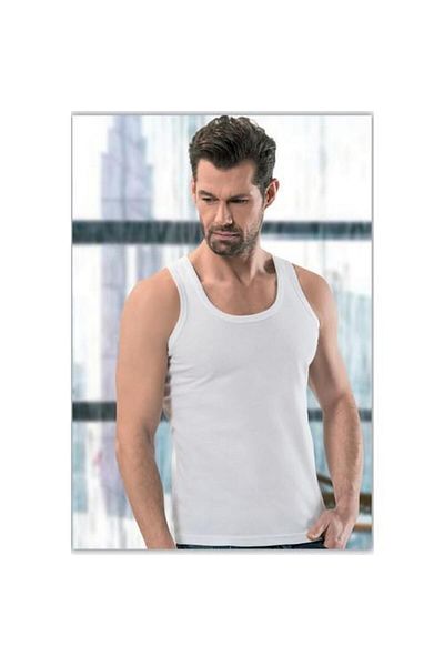 Anıt 1104 قميص داخلي مضلع للرجال 6 قطع