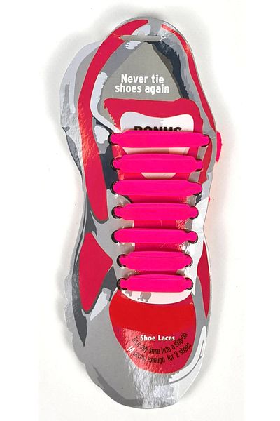 Binbirreyon 14 Pieces Practical Silicone Children's Shoes - Laces Set Ta007R