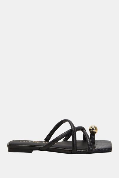 Katy Perry Camie Women's Black Stone Detailed Slippers