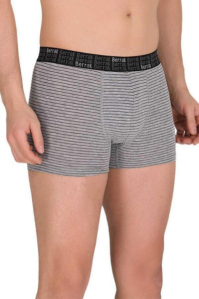 Berrak 4475 Ανδρικά Ringel ριγέ Lycra Cotton Boxers - 2 Τεμάχια