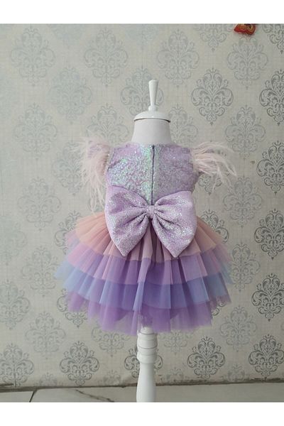 Kidstore Rochie Unicorn Liliac pentru Fata
