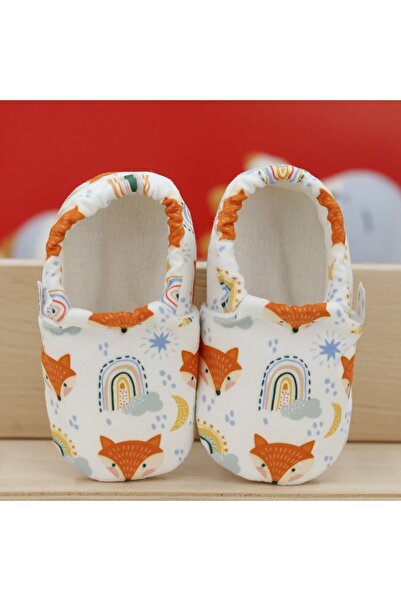 Ella Bonna Baby Slippers - Non-Slip Sole, Fox Size, Home Boots Slippers Nursery Shoes