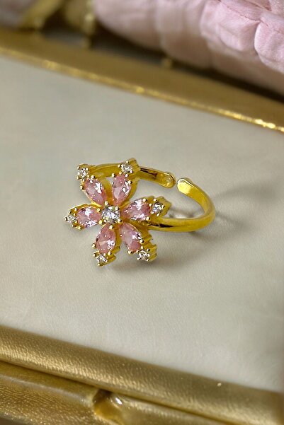 ADA LİFE GÜMÜŞ 925 Ayar Gümüş Lotus Çiçeği Ayarlanabilir Yüzük