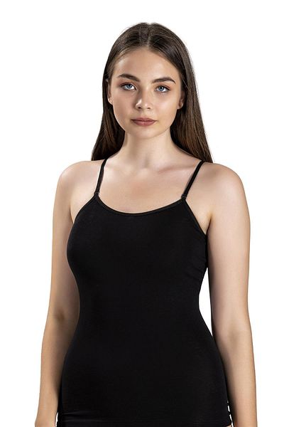 Jiber Women's Lycra Adjustable Rope Strap Undershirt 546 - 12 Pieces