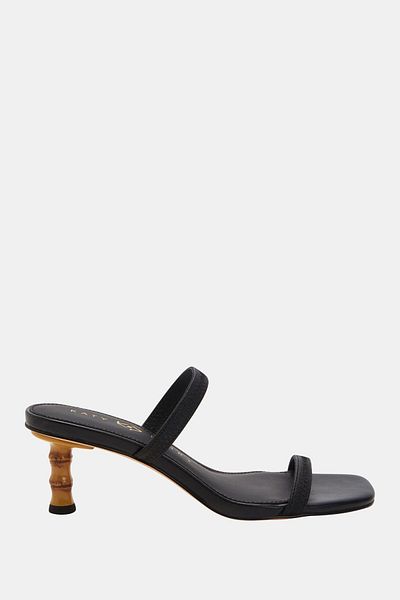 Katy Perry Leilei Black Women's Heeled Slippers