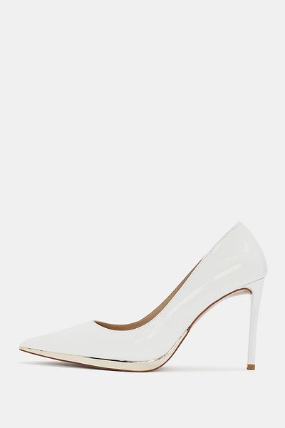Bestyle Carly Women - Pantofi albi cu toc subțire