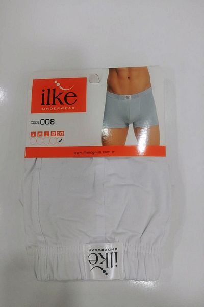 İLKE İÇ GİYİM Men's Cotton Lycra First Boxers 008 - 6 Pieces