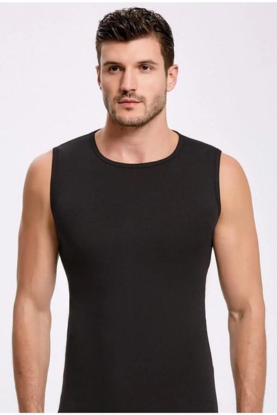 İLKE İÇ GİYİM Ilke Ανδρικό εσώρουχο - Crew Neck, Αμάνικο, Badi Undershirt, Μοντέλο 1006-1007, 6 τμχ