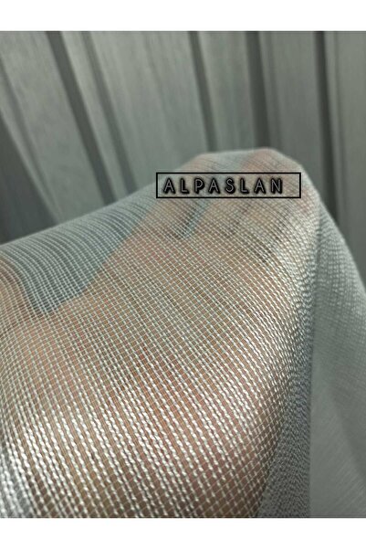 ALPASLAN Çelik Mat Tül Perde 1x3 SIK PİLE