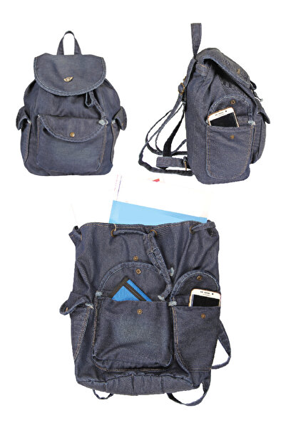 Alone Unisex τζιν σακίδιο πλάτης